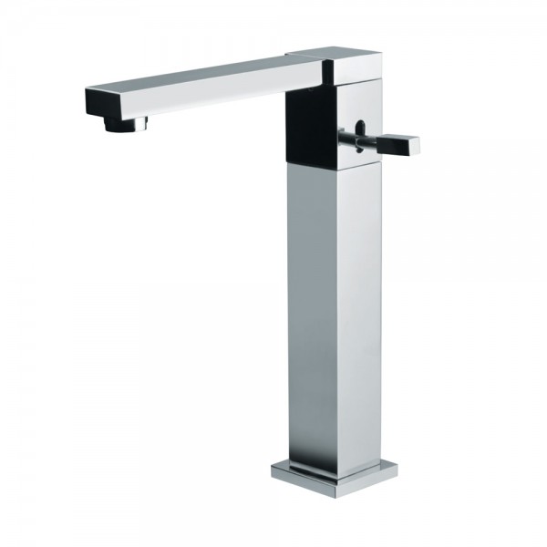 Single Lever High Neck Basin Mixer with Swivel Spout