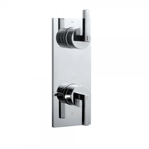 In-wall thermostatic shower valve